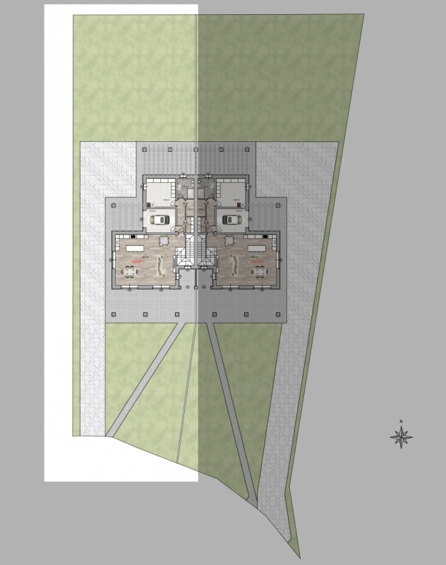 Bellissima villa bifamiliare, già in costruzione, immersa nel verde della campagna, ma a soli 1,5...