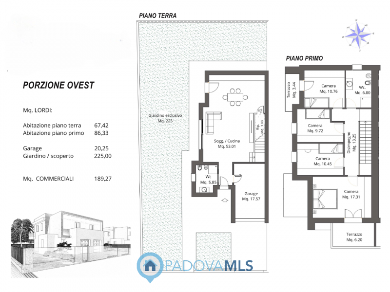 Immobile in esclusiva al Gruppo Padova MLS
Albignasego – Quartiere San Tommaso
Porzione di bifami...