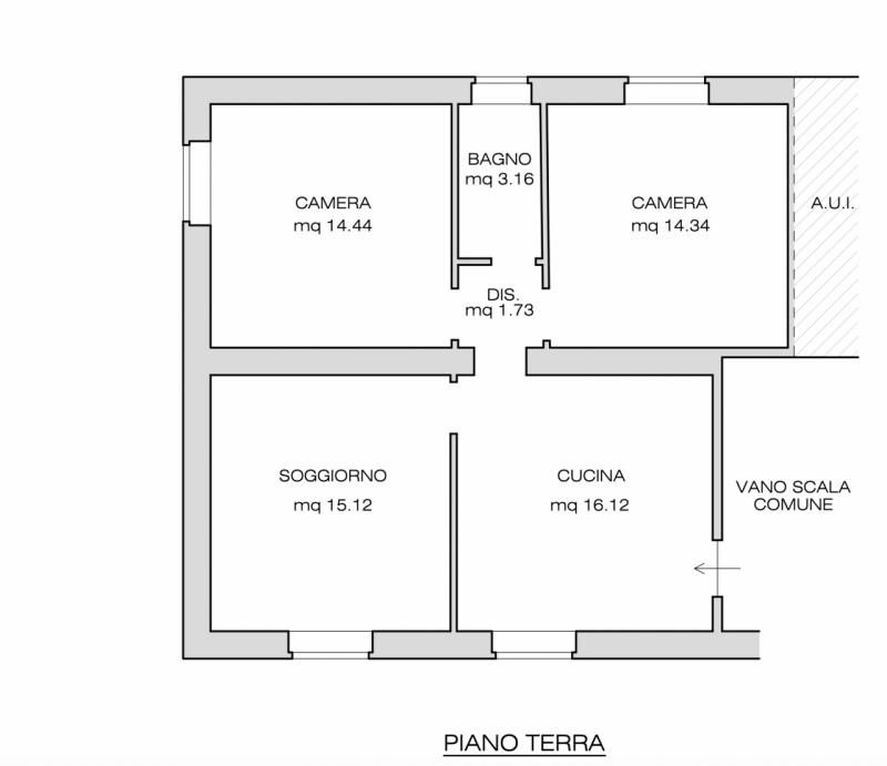 MARANO VICENTINO: in zona residenziale tranquilla, BICAMERE sito al piano terra in contesto di so...
