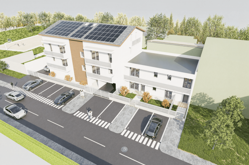 Nel cuore di Veggiano, in un contesto tranquillo e comodo a tutti i servizi, nasce questo apparta...