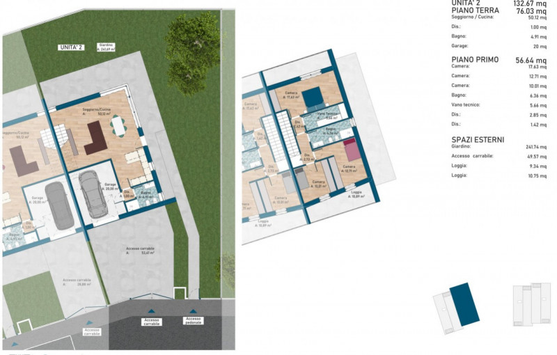 Bifamiliare Vista Colli Euganei  €. 370.000, comoda a tutti i servizi.

A pochi Km dal centro di ...
