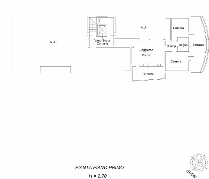 In una posizione comodamente servita, all’interno di una palazzina del 2004, proponiamo in vendit...
