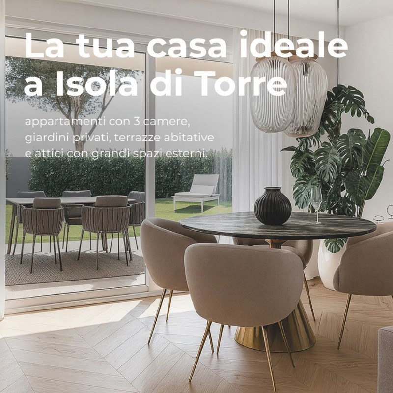 PADOVA-Isola di Torre-: ATTICO DI 4 CAMERE CON TERRAZZO SOLARIUM DI 220MQ.
Situato in un tranquil...
