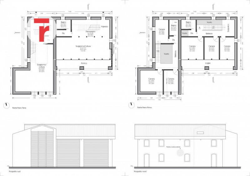 Prossima realizzazione di una bifamiliare derivante dalla ristrutturazione totale di un rustico s...
