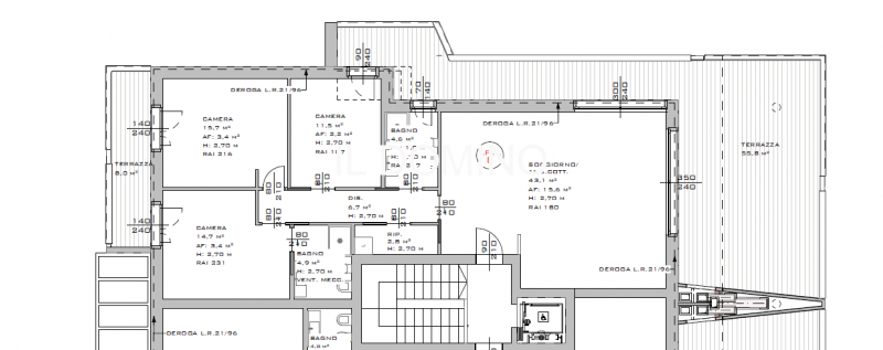 Nuovo Appartamento - Attico ad Abano Terme, zona centrale e servita, palazzina signorile di solo ...