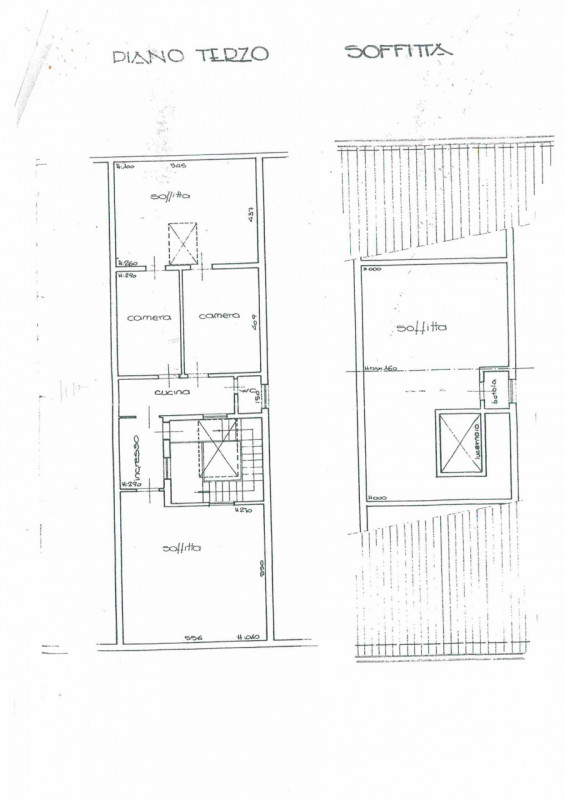 L’unità, situata al terzo piano, si presenta completamente da ristrutturare, offrendo la massima ...