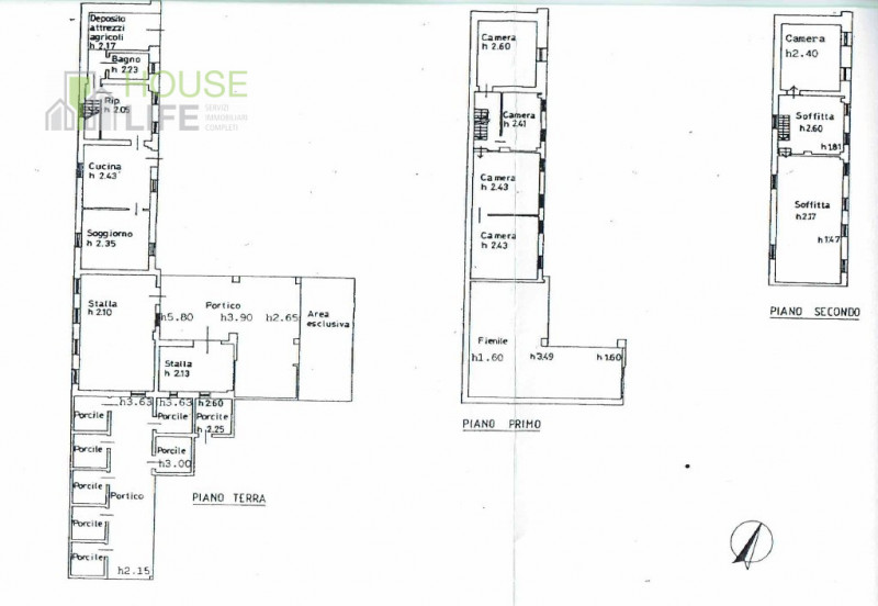 BREGANZE: in zona di campagna circondata da vigneti, casale affiancato da ristrutturare di c.a. 3...