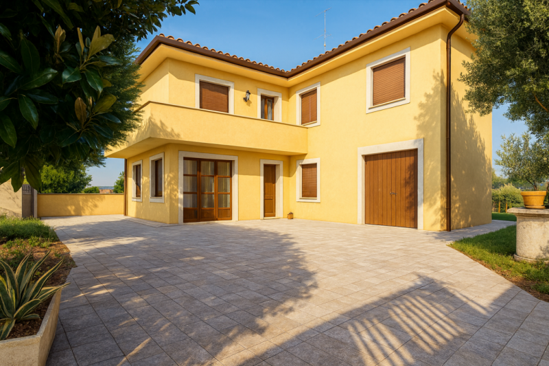 Nel comune di Bovolenta, al confine con Polverara, proponiamo casa singola con ampi spazi esterni...