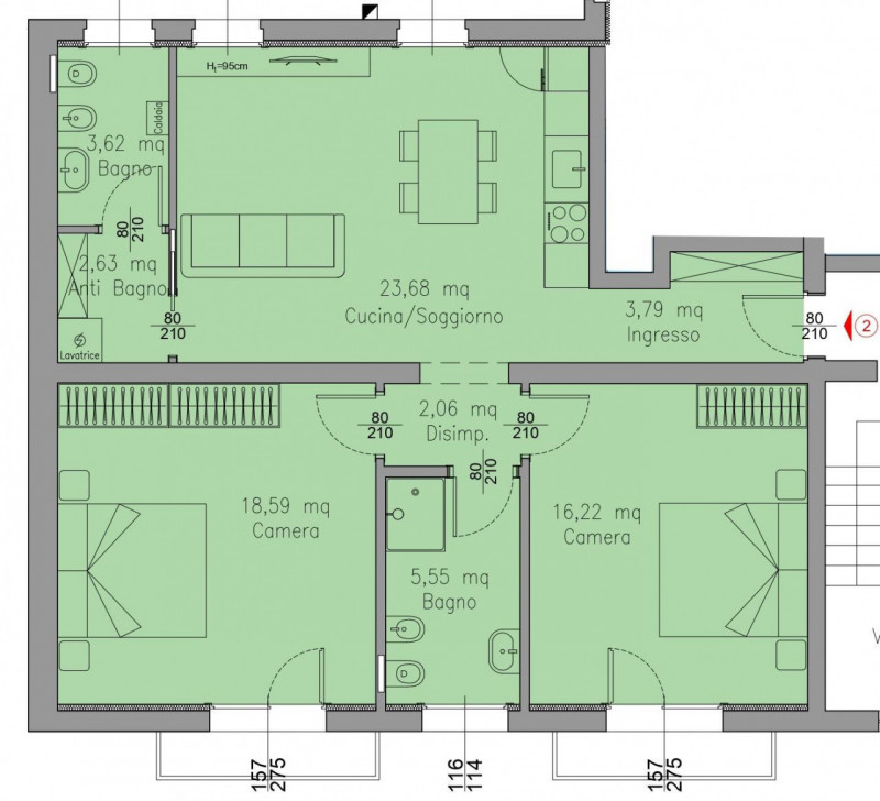 Se cerchi un angolo esclusivo a pochi passi dal centro storico di Vicenza, questo elegante appart...