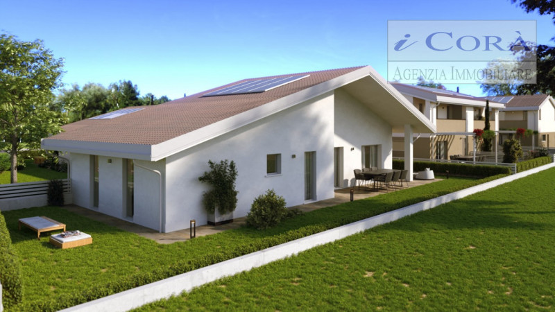 Teolo tra Feriole e San Biagio proponiamo Villino Bifamiliare su unico livello in classe A4 in fa...