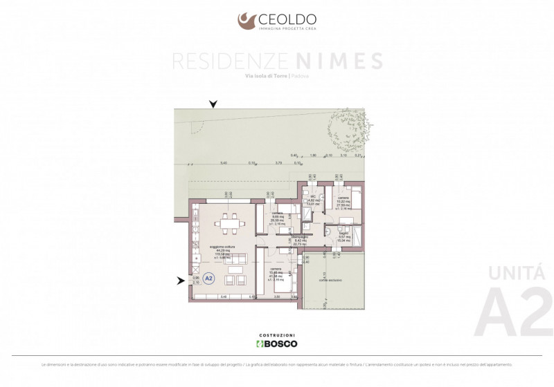 PADOVA ISOLA DI TORRE
Nuovi appartamenti 3 camere con giardino o terrazze – Classe A4

In tranqui...