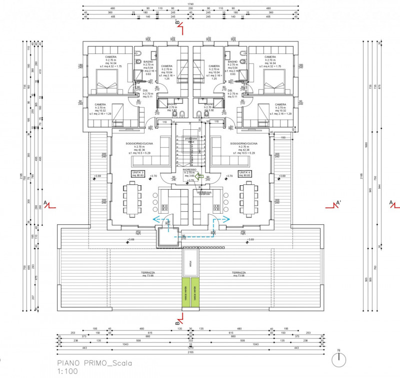 Vivete l’emozione di abitare in un attico che unisce eleganza, comfort e spazi esterni unici, in ...