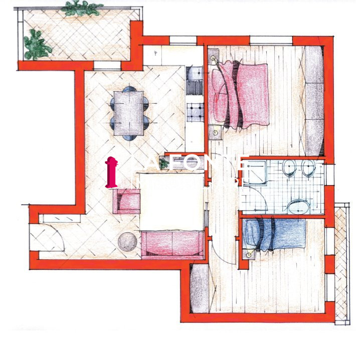 VIGONZA CENTRO, all'interno del "Residence Le Villette", luminoso APPARTAMENTO trilocale, ATTUALM...