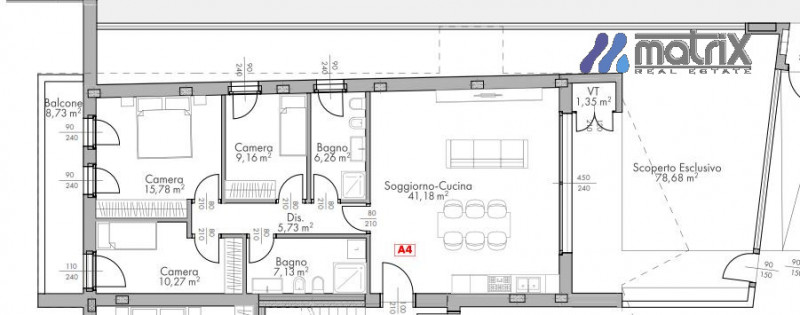 Attico Dolo Ve,  €. 310.000, 3 camere 2 bagni   Nuova costruzione. NO GAS, cottura ad induzione.
...