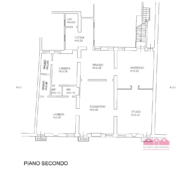 CENTRO STORICO - CONTRA' GARIBALDI: PIANO NOBILE IN PALAZZO DEL '600 RISTRUTTURATO A NUOVO NEL 20...