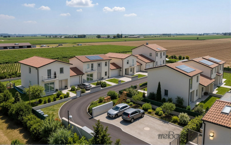 Scopri l'esclusività e la comodità di vivere in una moderna villa a Lonigo, situata in un contest...