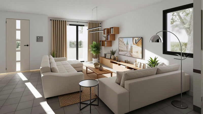 Scopri l'esclusività e la comodità di vivere in una moderna villa a Lonigo, situata in un contest...