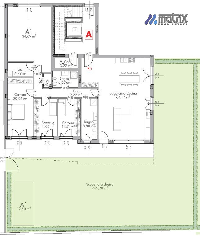 Appartamento Dolo Ve piano primo €.257.000,  zona giorno 43 mq.

" Residence Limitless"

nella Zo...