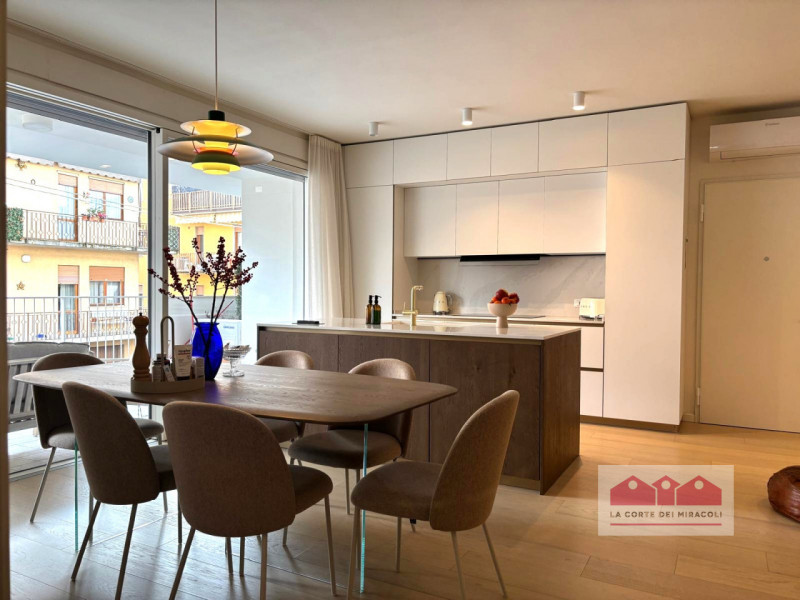 SAN GAETANO: NUOVO EDIFICIO, PIANO PRIMO: SOGGIORNO CON CUCINA A VISTA, TERRAZZA ABITABILE, TRE C...