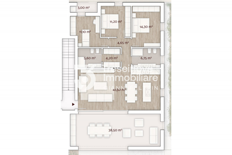 (Per INFO Feltrin ing. Gianni 32883949492) Proponiamo in vendita appartamento al primo piano situ...