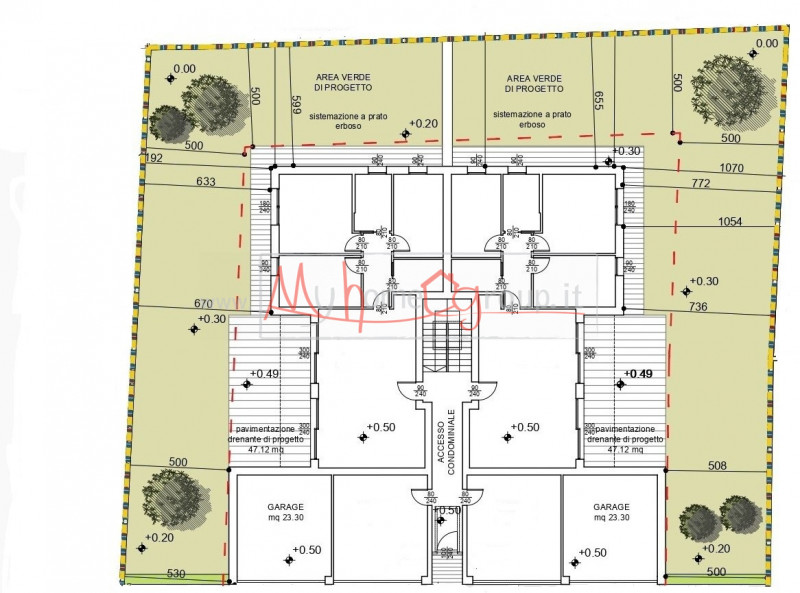 S.DOMENICO- (Rif.A6012-s) - Proponiamo in vendita un nuovo appartamento quadrilocale con giardino...