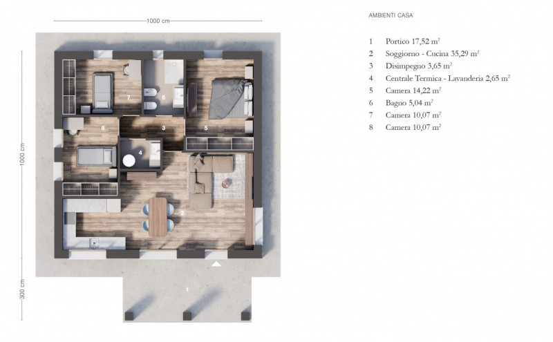 PROPOSTA NUOVA COSTRUZIONE UNICO PIANO CHIAVI IN MANO
Scopri la tua nuova casa nel cuore di Musso...