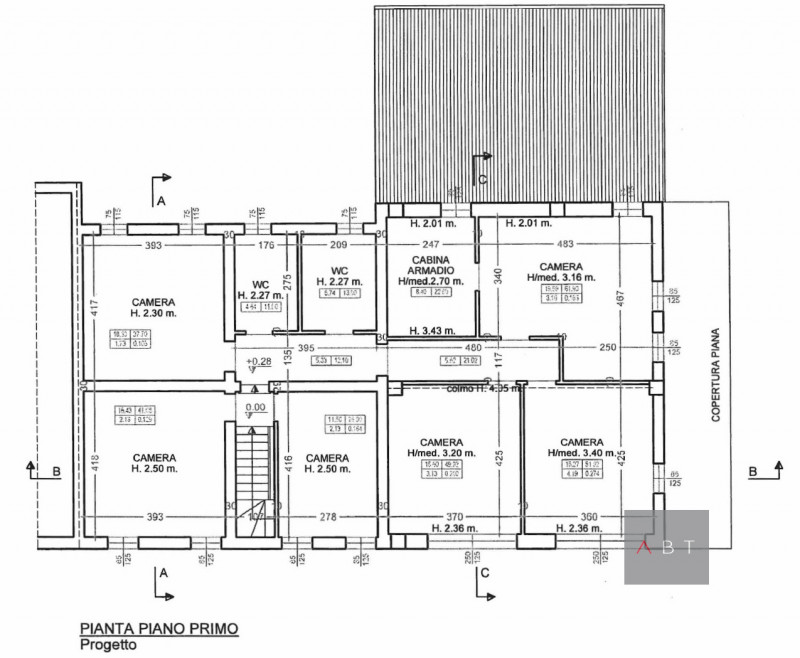 Situata nella frazione di Fratte, porzione di bifamiliare con progetto di ristrutturazione e scop...