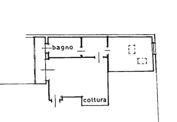 ISOLA V.NA - loc. Castelnovo:  in centro al paese, AFFITTASI BILOCALE arredato all'ultimo piano, ...