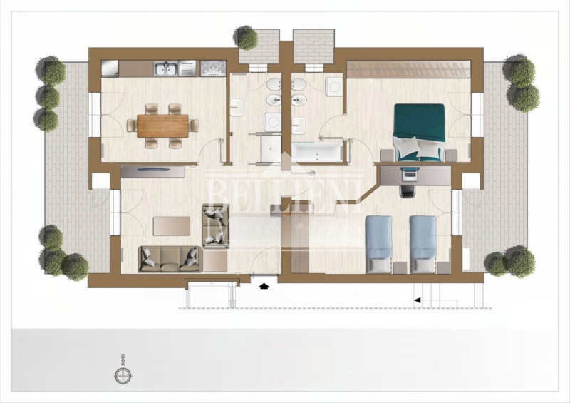 ZONA DAL MOLIN: In contesto recente e situato in zona residenziale che affaccia sul verde, propon...