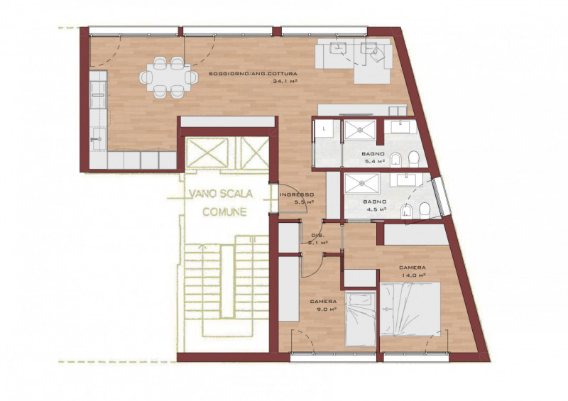 Scopri un'opportunità imperdibile nel cuore di Padova! In vendita, proponiamo un nuovissimo appar...