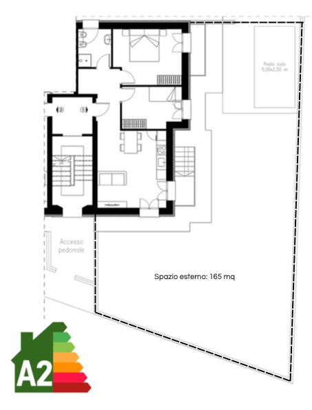 Scopri questi NUOVI BICAMERE IN CLASSE A2 inseriti in un piccolo contesto abitativo COMPLETAMENTE...