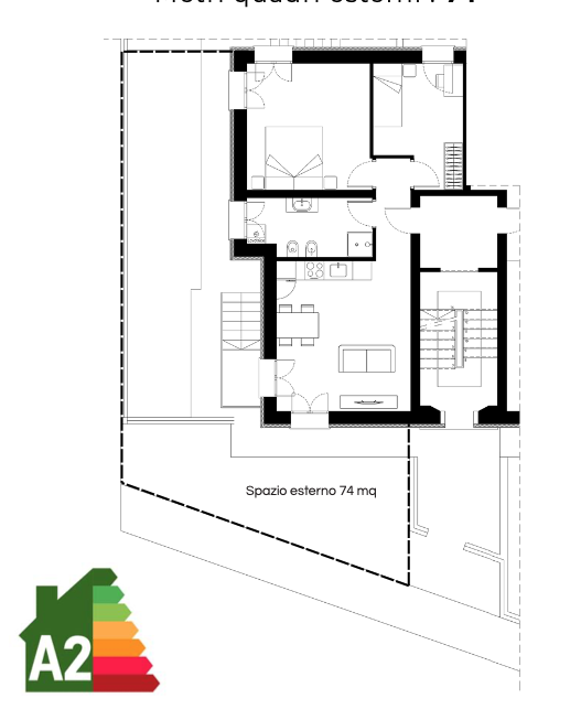 Scopri questi NUOVI BICAMERE IN CLASSE A2 inseriti in un piccolo contesto abitativo COMPLETAMENTE...