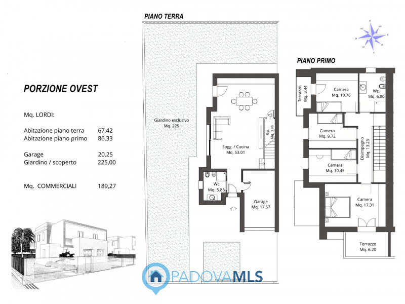 Immobile in esclusiva al Gruppo Padova MLS
Albignasego-Quartiere San Tommaso
Porzione di bifamili...