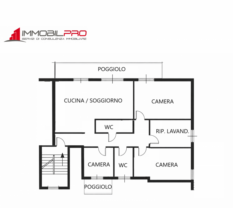 In zona residenziale di Piovene Rocchette (VI), al primo piano di una palazzina curata e composta...