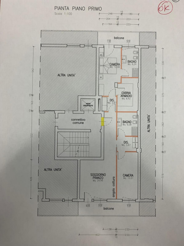 Padova-zona Stanga: Vendesi Appartamento completamente ristrutturato al 1 piano, diviso in: ingre...