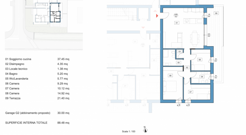 PIANIGA - MELLAREDO rif. A288: Casa su misura ha il piacere di proporvi nuovo appartamento con tr...