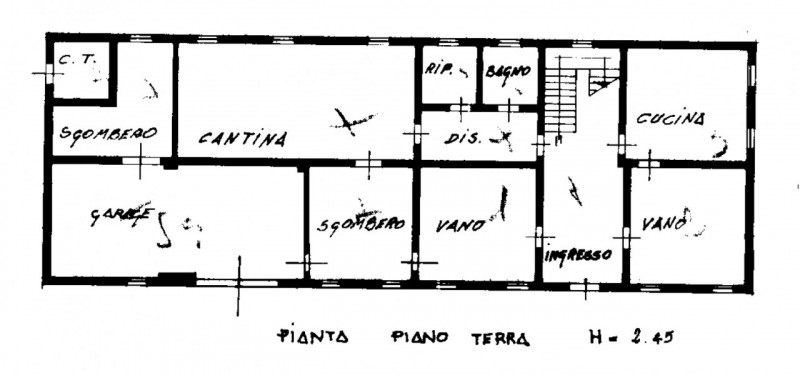 PLV268 - Polverara - Proponiamo in vendita a Polverara una casa singola degli anni Sessanta, dal ...