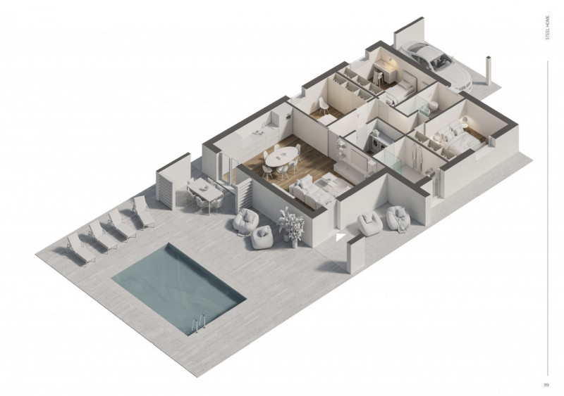 PROPOSTA NUOVA COSTRUZIONE UNICO PIANO
Scoprite una splendida villa moderna in vendita a Carmigna...