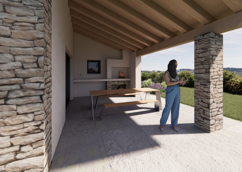 Scoprite questa straordinaria villa moderna immersa nel verde della campagna. Questa proprietà es...