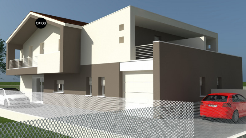 Saonara (PD) - Proponiamo bifamiliare di nuova costruzione, caratterizzata da linee moderne, mate...