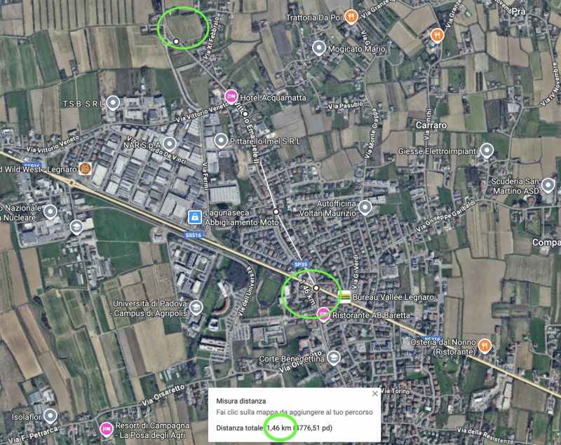A solo 1,5km dal centro di Legnaro (PD), collegati anche da pista ciclabile, proponiamo in vendit...
