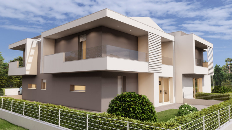 (Per INFO Cristina 3389226442) NOSTRA ESCLUSIVA Trifamiliare di nuova costruzione classe A4. A Mo...