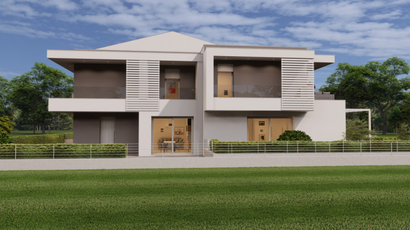 (Per INFO Cristina 3389226442) NOSTRA ESCLUSIVA. Trifamiliare di nuova costruzione classe A4. A M...