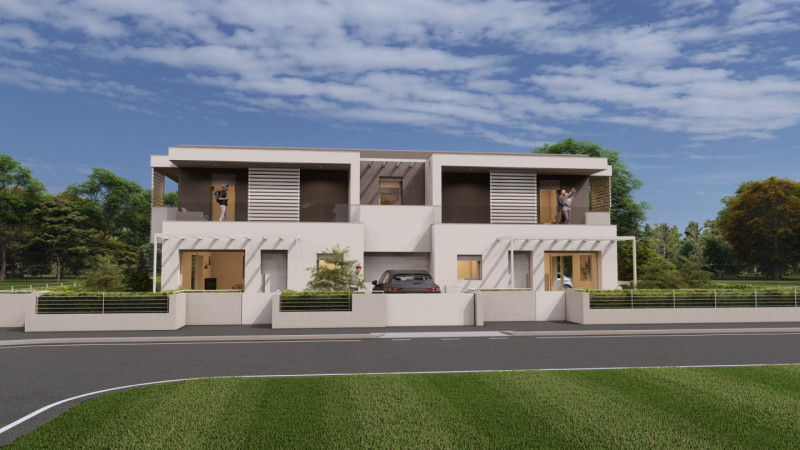 (Per INFO Cristina 3389226442) NOSTRA ESCLUSIVA. Trifamiliare di nuova costruzione classe A4. A M...