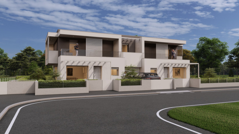 (Per INFO Cristina 3389226442) NOSTRA ESCLUSIVA Trifamiliare di nuova costruzione classe A4. A Mo...