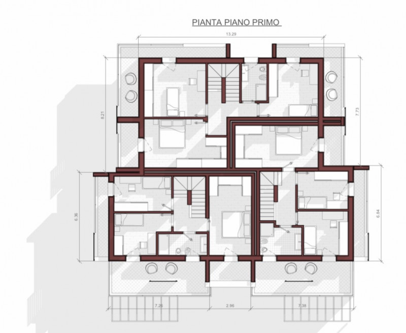 (Per INFO Cristina 3389226442) NOSTRA ESCLUSIVA. Trifamiliare di nuova costruzione classe A4. A M...