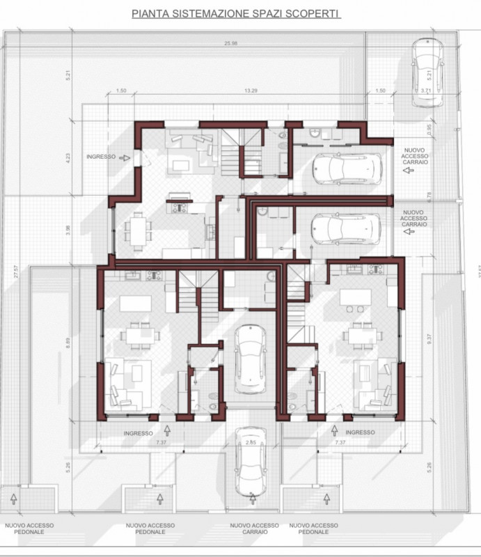 (Per INFO Cristina 3389226442) NOSTRA ESCLUSIVA Trifamiliare di nuova costruzione classe A4. A Mo...