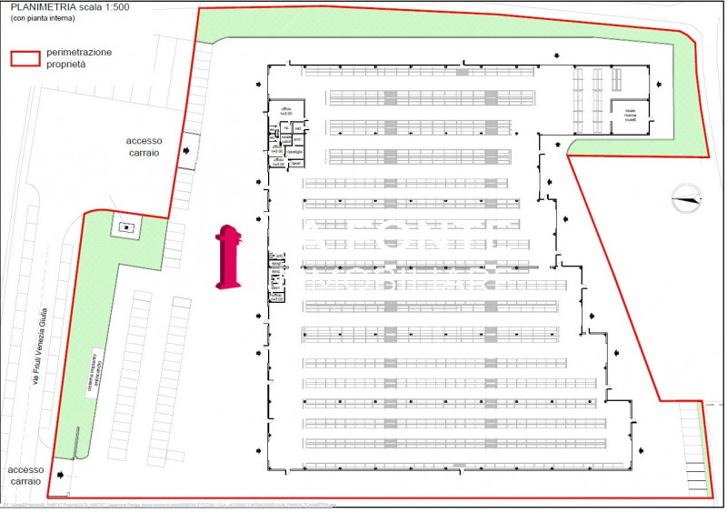 Cazzago di Pianiga, Ballò di Mirano, Dolo, Magazzino Mq. 10.700 alto mt 8.00Libero Feb. 2026 in L...