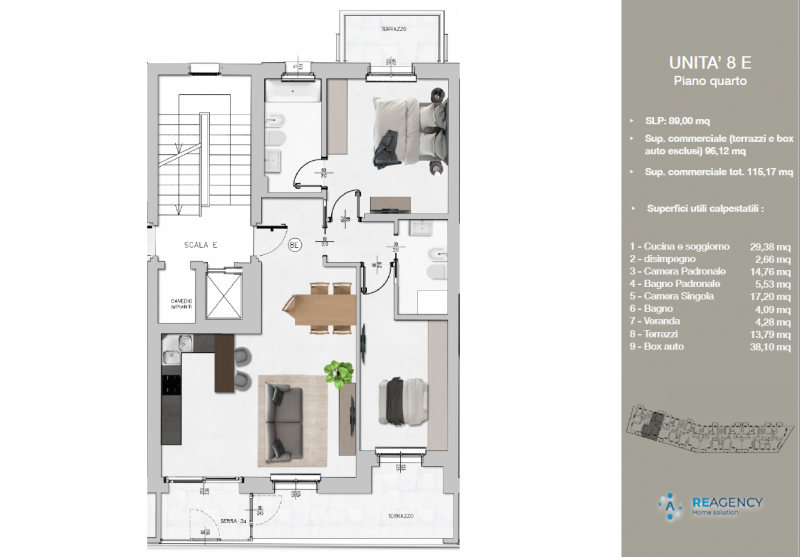 STAI CERCANDO UNA SOLUZIONE NUOVA IN CLASSE A, COMODA A TUTTI I SERVIZI, CON TERRAZZO ABITABILE?
...