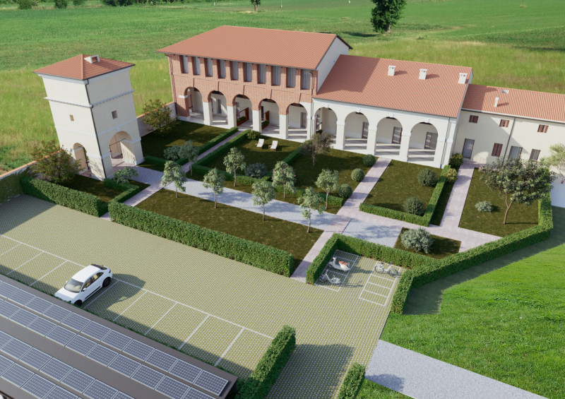 Proponiamo in vendita elegante villetta a schiera su tre livelli, immersa in un contesto residenz...